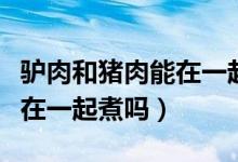 驴肉和猪肉能在一起包饺子吗（驴肉和猪肉能在一起煮吗）