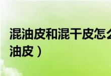 混油皮和混干皮怎么区分（怎么区分混干皮混油皮）