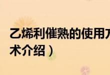 乙烯利催熟的使用方法（催熟剂最详细使用技术介绍）