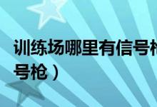 训练场哪里有信号枪刷新点（训练场哪里有信号枪）