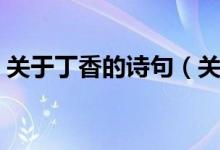 关于丁香的诗句（关于丁香的诗句及其释义）