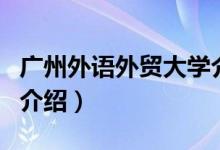 广州外语外贸大学介绍（广州外语外贸大学的介绍）