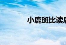 小鹿斑比读后感（小鹿斑比）