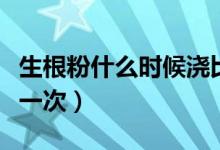 生根粉什么时候浇比较好（生根粉间隔几天浇一次）