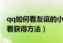 qq如何看友谊的小船（qq友谊的小船怎么查看获得方法）