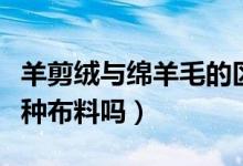 羊剪绒与绵羊毛的区别（羊羔毛与羊剪绒是一种布料吗）