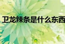 卫龙辣条是什么东西（卫龙辣条是干净的吗）