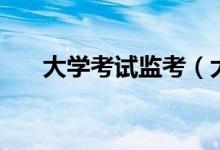 大学考试监考（大学考试监考的严吗）