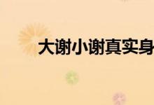 大谢小谢真实身份（大谢小谢是谁）