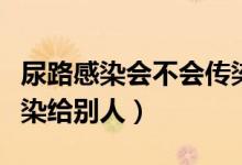 尿路感染会不会传染到肾（尿路感染会不会传染给别人）