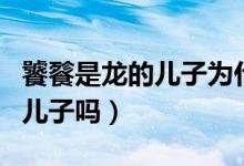 饕餮是龙的儿子为什么还是凶兽（饕餮是龙的儿子吗）