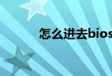 怎么进去bios界面（电脑知识）