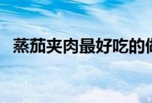 蒸茄夹肉最好吃的做法（蒸茄夹肉的做法）