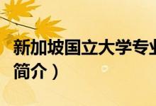 新加坡国立大学专业有哪些（新加坡国立大学简介）