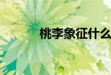 桃李象征什么（桃李象征什么）