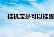 挂机宝是可以挂脚本吗（挂机宝是什么）