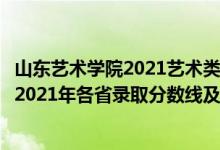 山东艺术学院2021艺术类文化课录取分数线（山东艺术学院2021年各省录取分数线及专业分数线）