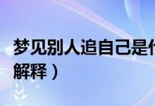 梦见别人追自己是什么意思（梦见别人追自己解释）