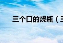 三个口的烧瓶（三个口的烧瓶叫什么）