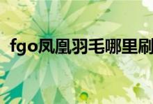 fgo凤凰羽毛哪里刷（fgo凤凰羽毛哪里刷）