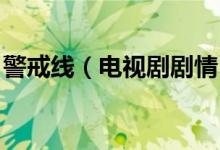 警戒线（电视剧剧情 警戒线电视剧剧情简述）