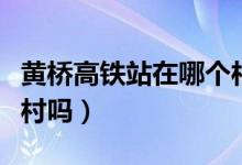 黄桥高铁站在哪个村（黄桥高铁站会设在西洋村吗）