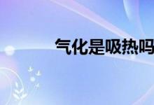 气化是吸热吗（气化是放热吗）