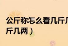 公斤称怎么看几斤几两视频（公斤称怎么看几斤几两）