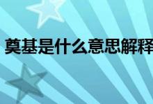 奠基是什么意思解释一下（奠基是什么意思）