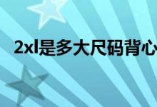 2xl是多大尺码背心（2xl是多大尺码上衣）