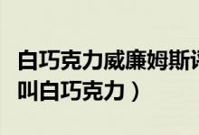 白巧克力威廉姆斯评价（贾森威廉姆斯为什么叫白巧克力）