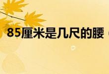 85厘米是几尺的腰（85厘米是几尺几的腰）