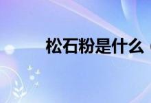 松石粉是什么（工业石松粉用途）