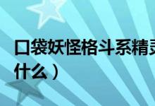 口袋妖怪格斗系精灵排名（口袋妖怪格斗系怕什么）