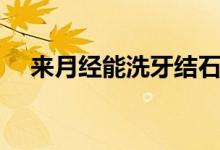 来月经能洗牙结石吗（来月经能洗头吗）