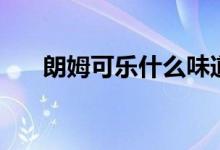 朗姆可乐什么味道（朗姆可乐怎么调）