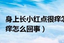 身上长小红点很痒怎么治疗（身上长小红点很痒怎么回事）
