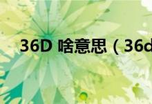 36D 啥意思（36d是什么意思网络用语）
