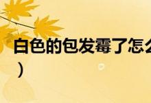 白色的包发霉了怎么办（白色包包霉了怎么洗）