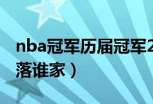 nba冠军历届冠军2021（猜想2021总冠军花落谁家）