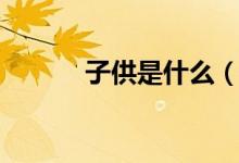 子供是什么（子供是什么意思）