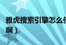 雅虎搜索引擎怎么使用（雅虎搜索引擎是什么啊）