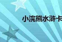 小浣熊水浒卡（小浣熊吃猫吗）