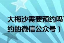 大梅沙需要预约吗?怎么预约（大梅沙怎么预约的微信公众号）