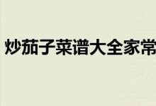 炒茄子菜谱大全家常做法（茄子炒饭怎么做）