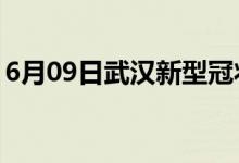 6月09日武汉新型冠状病毒肺炎疫情最新消息