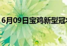 6月09日宝鸡新型冠状病毒肺炎疫情最新消息