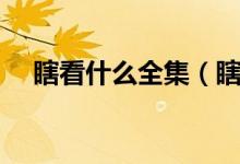 瞎看什么全集（瞎看什么全集有多少集）