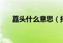 藠头什么意思（搭姘头是什么意思啊）