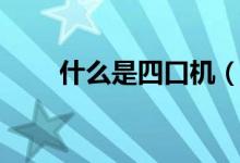 什么是四口机（什么是四口麻将机）
